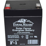 AgraTronix F-1 Solar Fence Replacement Battery 12V, Rechargeable for Fence Energizers | Fencing Accessories