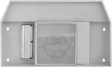Broan-NuTone 42-inch Under-Cabinet Convertible Range Hood with 2-Speed Exhaust Fan and Light, 210 Max Blower CFM, White