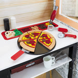 Toys AND Games Little Tikes Real Wood Pizza Restaurant Wooden Play Kitchen Cook and Serve with Realistic Lights Sounds and Dual-Sided Play, 20+ Accessories Set, Gift for Kids, Large Toy for Girls & Boys Ages 3+