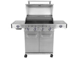 Monument Grills Stainless Steel 4 Burner Propane Gas Grill with Side Sear Burners