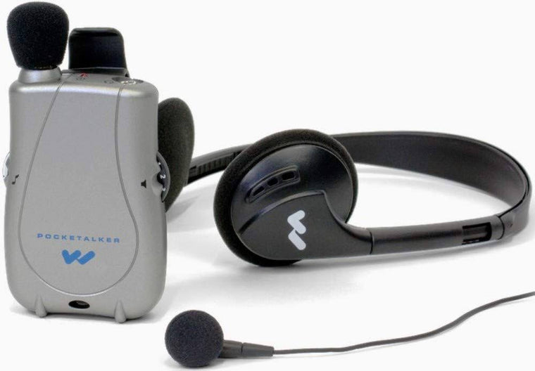 Williams Sound Pocketalker Ultra Duo Amplifier with Headphones and Earbud – PKTD1-EH