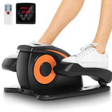 ANCHEER Under Desk Elliptical Machine – Quiet Pedal Exerciser for Seniors, Office & Home, Low-Impact Seated Leg Workout Equipment, Smart LCD Display, Remote Control