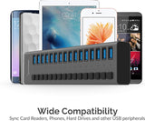 Sabrent 16-Port USB 3.0 Data HUB and Charger with Individual switches [90 Watts] (HB-PU16)