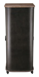 Howard Miller 547915 Brayton Wine & Bar Cabinet Door Organizer Trays, Brown, Small