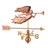 Good Directions Angel with Arrow Weathervane – Pure Copper