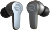 Raycon The Work Earbuds Bluetooth Wireless Earphones with Microphone- Stereo Sound in-Ear Bluetooth Headset True Wireless Earbuds with 32 Hours of Battery Life & Three Sound Profiles- (Jet Silver)