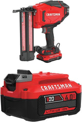 CRAFTSMAN V20 Cordless Brad Nailer Kit, 18GA (CMCN618C1)