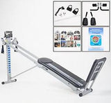 Total Gym Fit Plus w/ 14 Resistance Levels and XL Squat Stand ,Blue